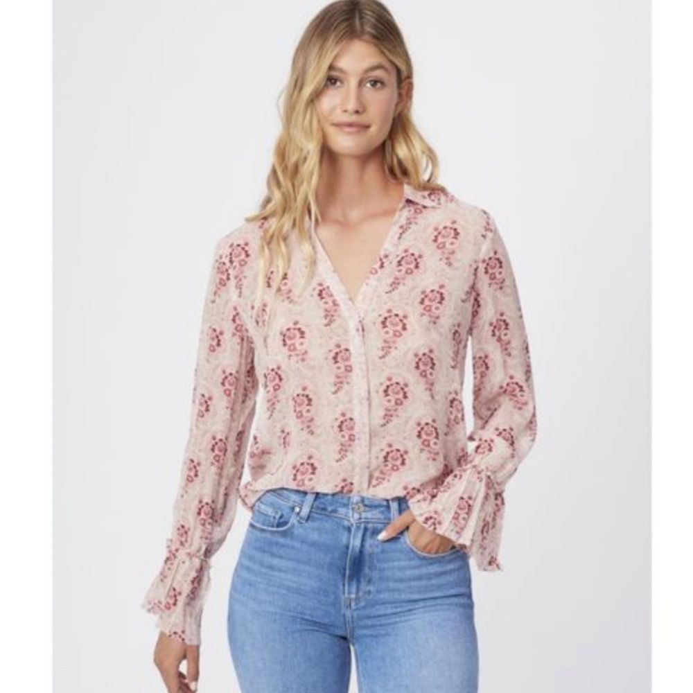 Paige Abriana Silk Top